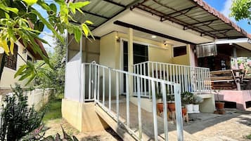 Overnatningsstedets facade