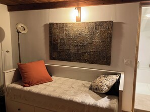 Desk, iron/ironing board, travel crib, free WiFi