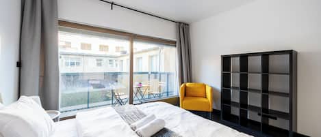 Deluxe-Apartment, Balkon, Stadtblick