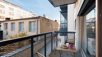 Leilighet – deluxe, balkong, byutsikt | Utsikt fra rommet