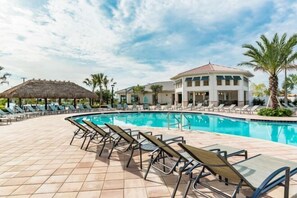 Outdoor pool - Lovely Family Home - 8 Min to Disney! Stl106 (Osceola County)