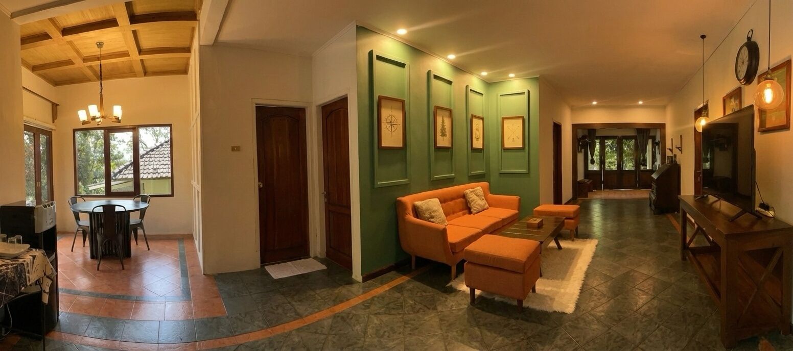 ファミリー ヴィラ バルコニー | リビング エリア