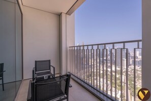 Luxury Apartment, Balcony, City View | Balcony view - Vogue | Downtown with Direct Access to Dubai Mall (Dubai)