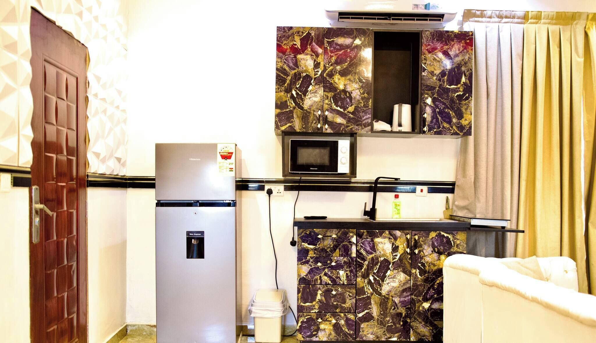 Estúdio, 1 quarto, para fumantes, sacada | Cozinha privada