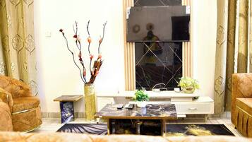 Departamento, 2 habitaciones, con acceso para personas discapacitadas, para fumadores | Sala de estar