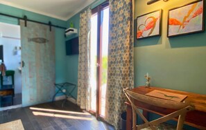 Deluxe Double Room, Balcony, Garden View | View from room - Hôtel La Jabotte (Antibes)