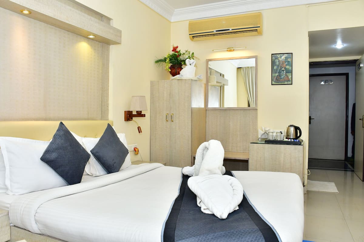 Chambre Double Deluxe | Bureau, espace de travail pour ordinateur portable, Wi-Fi gratuit