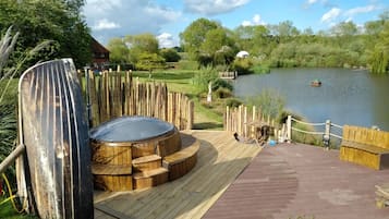 Cabin, 1 Bedroom | Terrace/patio