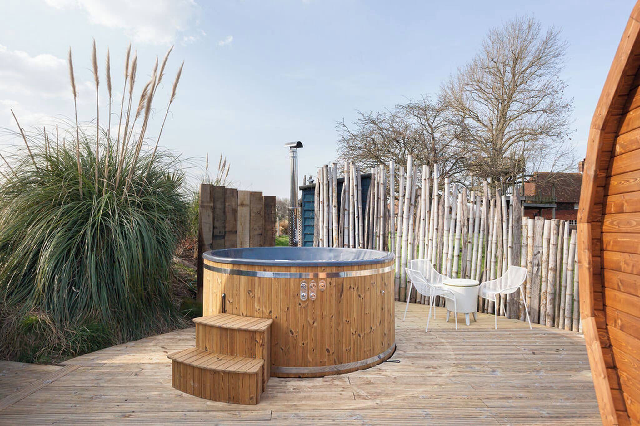 Cabana, 1 quarto | Hidromassagem externa
