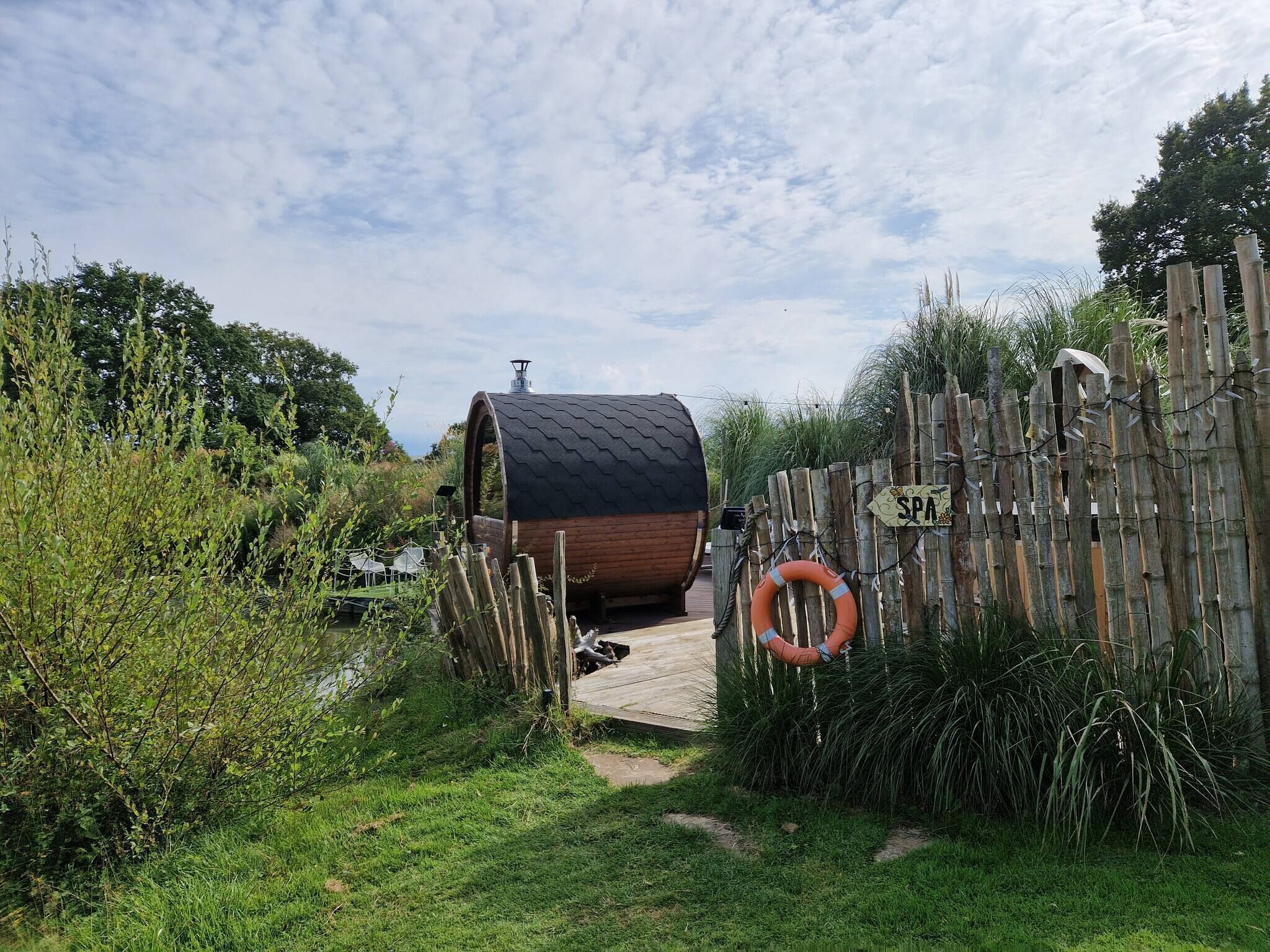 Ferienhütte, 1 Schlafzimmer | Garten