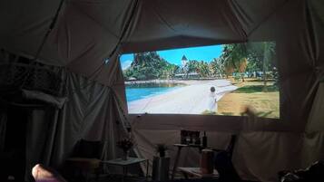 Cabane, 1 chambre, balcon, vue océan | Plage