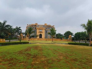 Overnatningsstedets facade