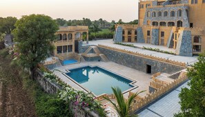 Outdoor pool - Raj Leela Heritage Resort by Estherea (Ghanerao)