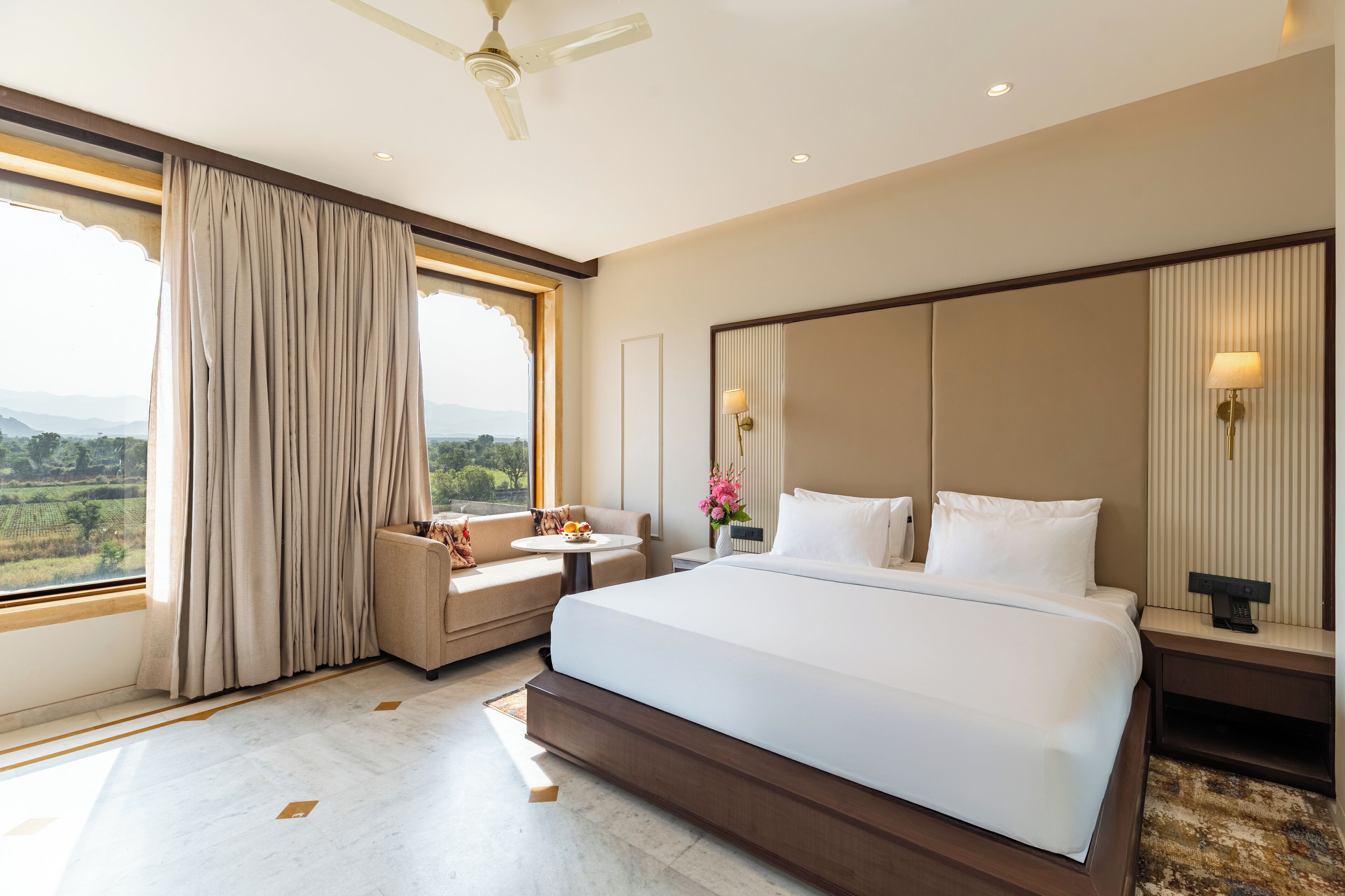 Superior Double Room, Mountain View | In-room safe, desk, iron/ironing board, free WiFi