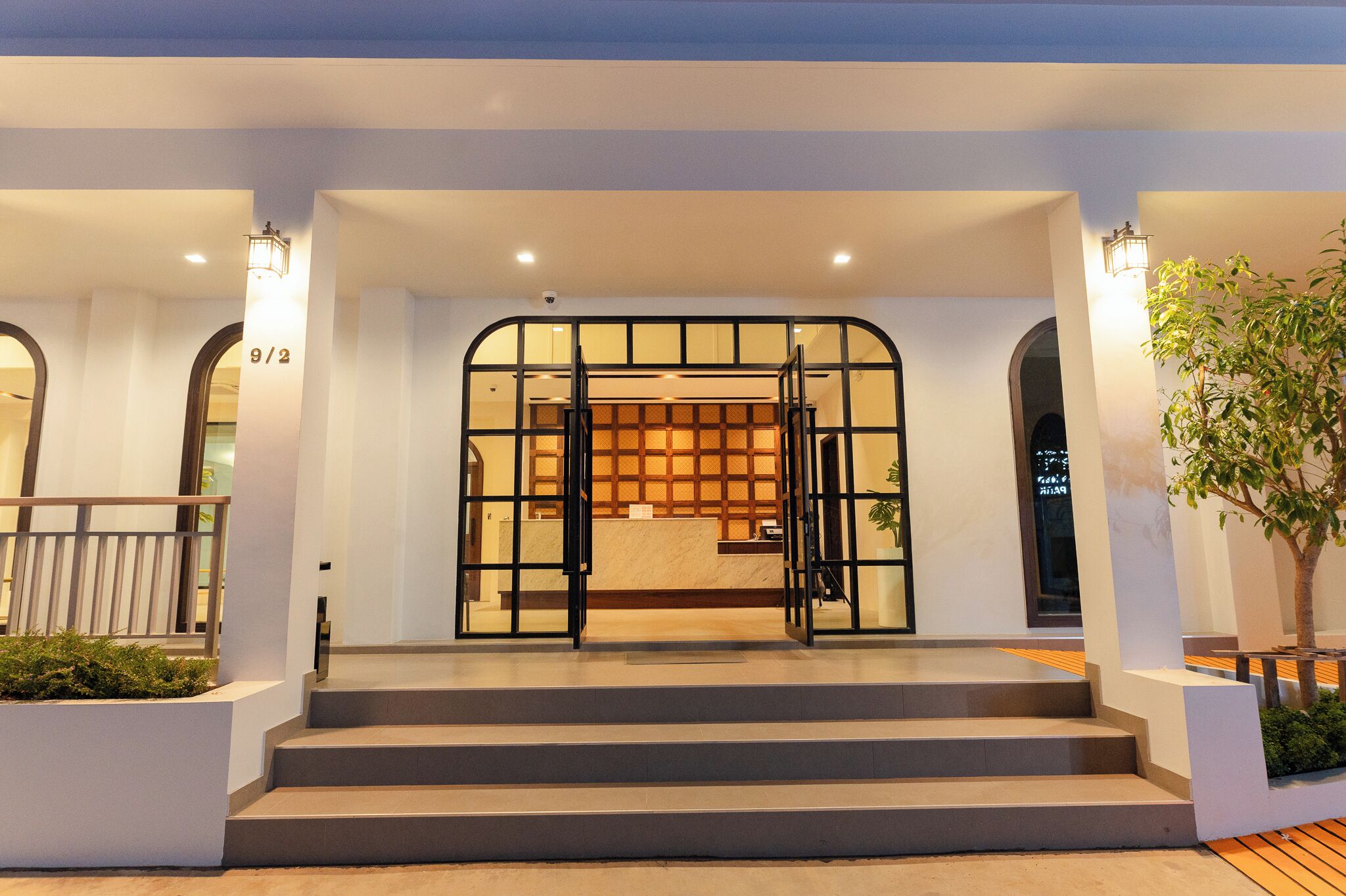 Fachada de la propiedad