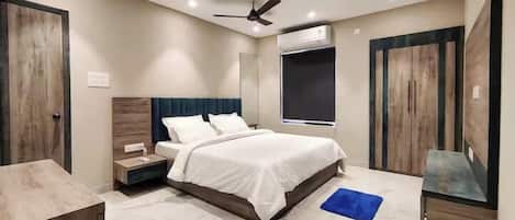 Premium bedding, memory foam beds, individually furnished