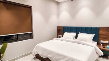 Premium bedding, memory foam beds, individually furnished