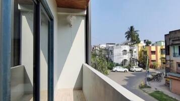 Uitzicht vanaf balkon