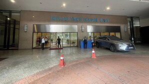 A building entrance with a sign reading 'BERJAYA TIMES SQUARE EAST'. - East Service Suite Times Square KL (Kuala Lumpur)