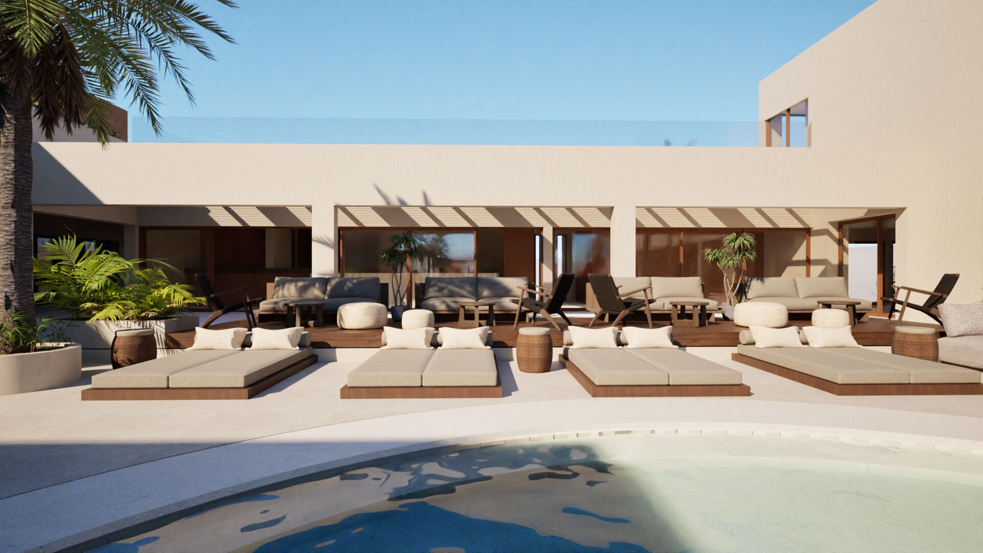 Piscine extérieure (ouverte en saison), parasols de plage