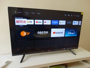 Television - Seizani Athens Stay: Cozy apartment in welcoming Kesariani (Kesariani, Attiki)