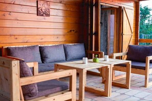 Terrace/patio - Wooden House Vučedol - Four bedroom villa (Vukovar)