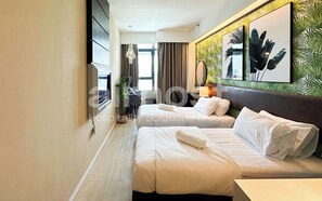 Doppel- oder Zweibettzimmer, Stadtblick | Bügeleisen/Bügelbrett, kostenloses WLAN