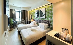 Doppel- oder Zweibettzimmer, Stadtblick | Bügeleisen/Bügelbrett, kostenloses WLAN