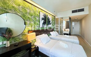 Doppel- oder Zweibettzimmer, Stadtblick | Bügeleisen/Bügelbrett, kostenloses WLAN