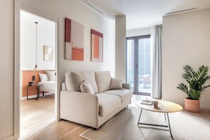 Apartment, 1 Bedroom (with Terrace) | Living area - Líbere Seville Plaza Nueva (Seville)