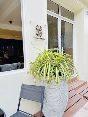 Front of property - YUVi blue maldives (Himmafushi)