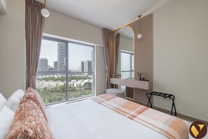 Luxury Apartment, Balcony, City View | Free WiFi