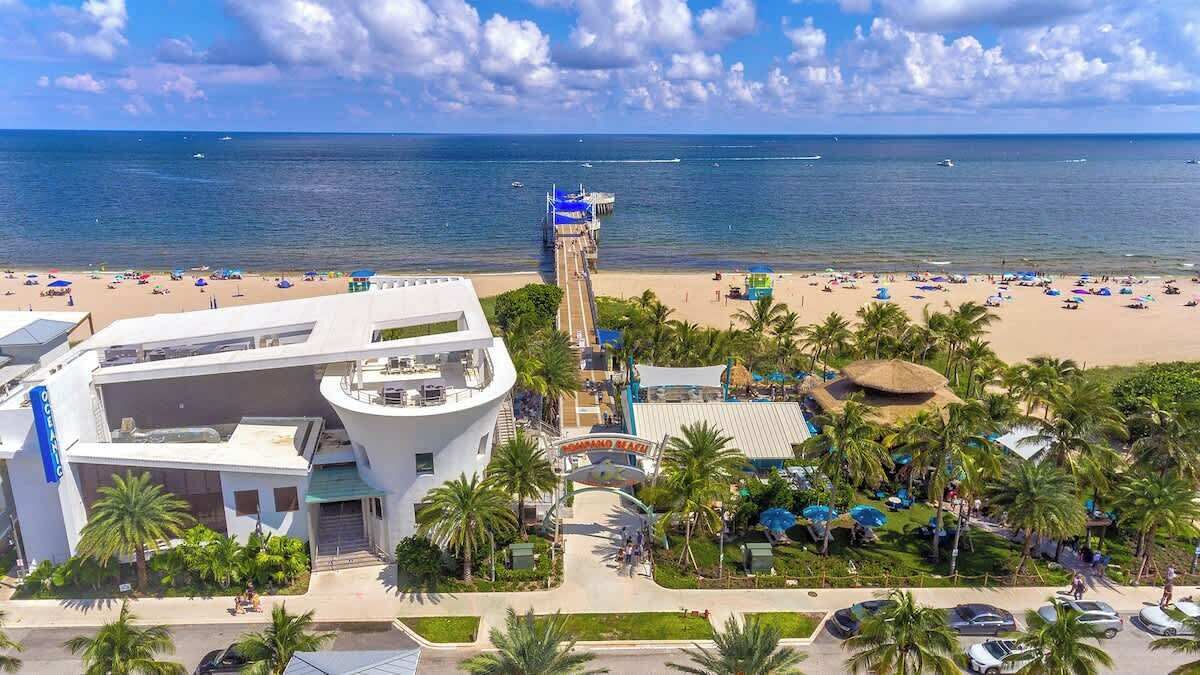 Visit the Pompano Beach Fishing Pier nearby with ocean views, dining, and family-friendly fun
