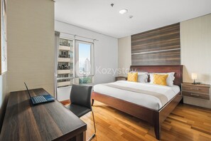Apartment, 4 Bedrooms, City View | Desk, laptop workspace, iron/ironing board, free WiFi - Fenja by Kozystay - Senayan (Jakarta)