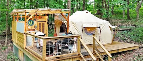 Enceinte de l’hébergement