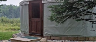 Gorgeous Yurt in the Adirondacks for a Unique Glamping Getaway near Minerva, New York