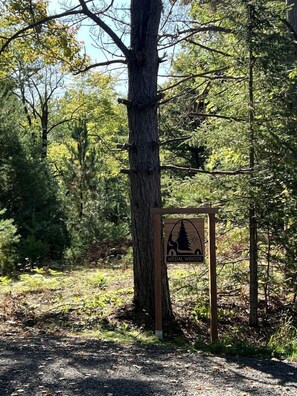 Exterior detail - Beautiful Fir Grove Pod near Lake Superior for a Unique Romantic Escape in Nature near Washburn, Wisconsin (Washburn)