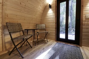 Interior - Beautiful Fir Grove Pod near Lake Superior for a Unique Romantic Escape in Nature near Washburn, Wisconsin (Washburn)