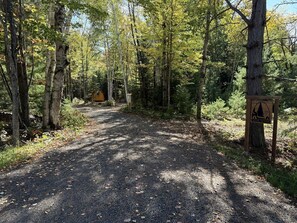 Property grounds - Stunning Two Oaks Pod Surrounded by Trees for an Amazing Couples Retreat near Washburn, Wisconsin (Washburn)