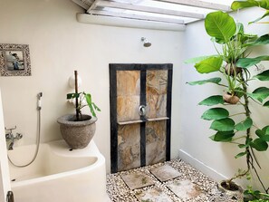 Villa, Patio, Pool View | Bathroom - Tropical Oasis 2 BR Villa Near Beach (Seminyak)