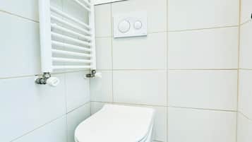 Ducha, artĂculos de tocador gratuitos, secador de pelo, toallas