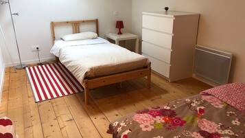 2 habitaciones, tabla de planchar con plancha y wifi