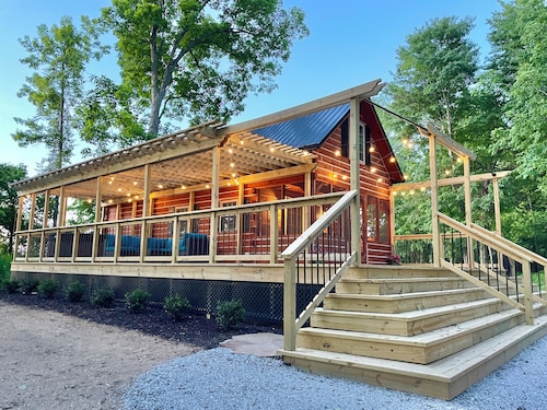 Hot Tub Log Cabin | Shipshewana | Outdoor Living |