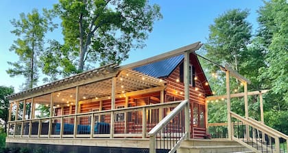 Hot Tub Log Cabin | Shipshewana | Outdoor Living |