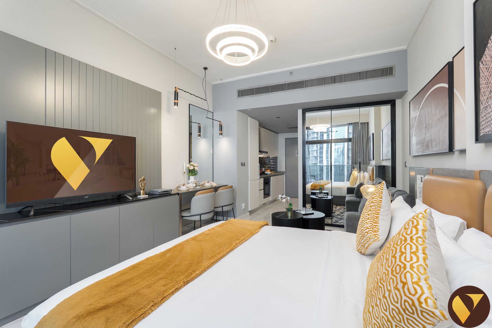 Studio, Balcony, City View | Cribs/infant beds, free WiFi, bed sheets