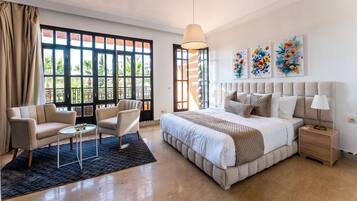 Villa superior, vistas a la piscina | Wifi gratis