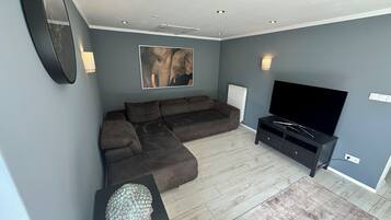 TV connectée, cheminée