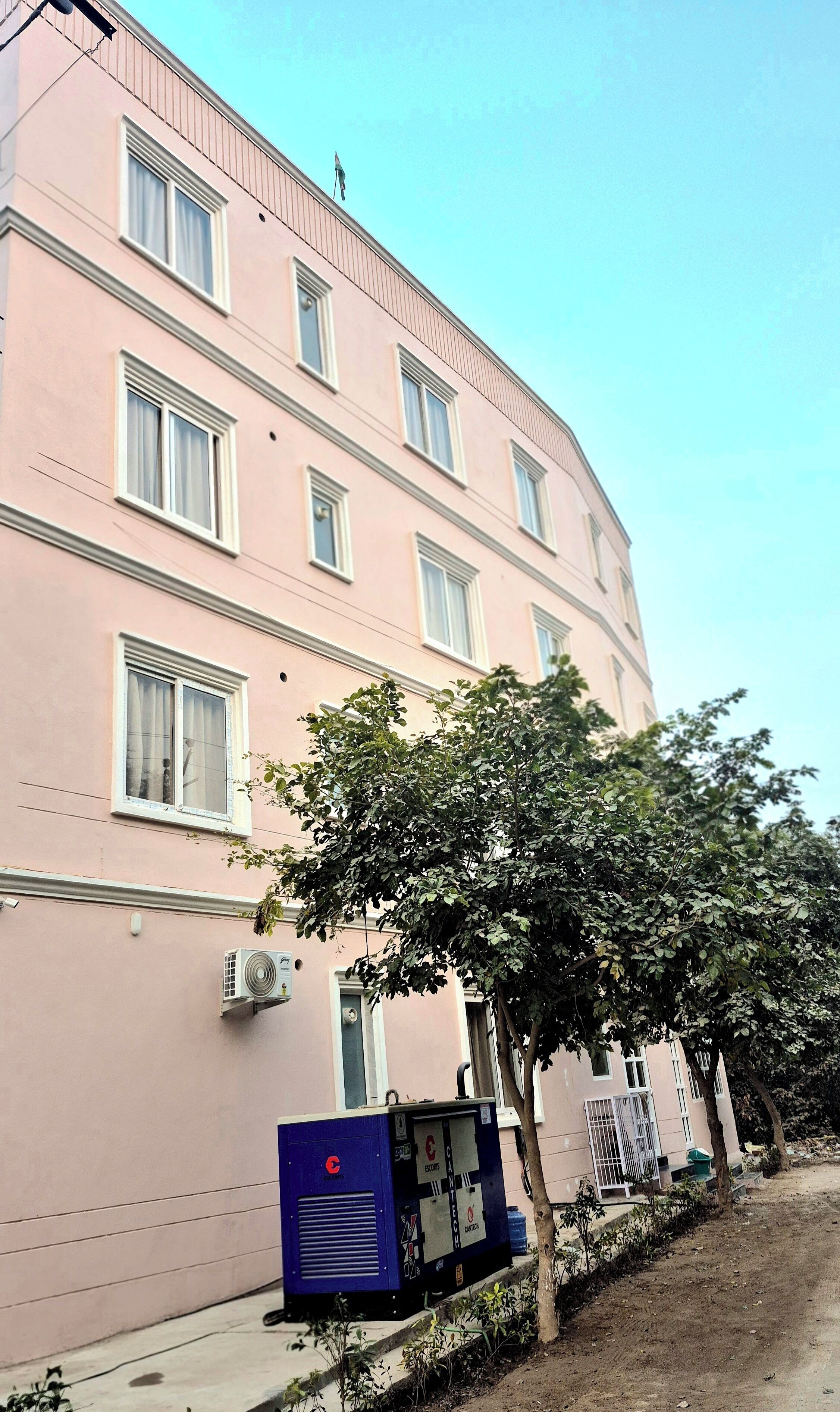 Facciata della struttura