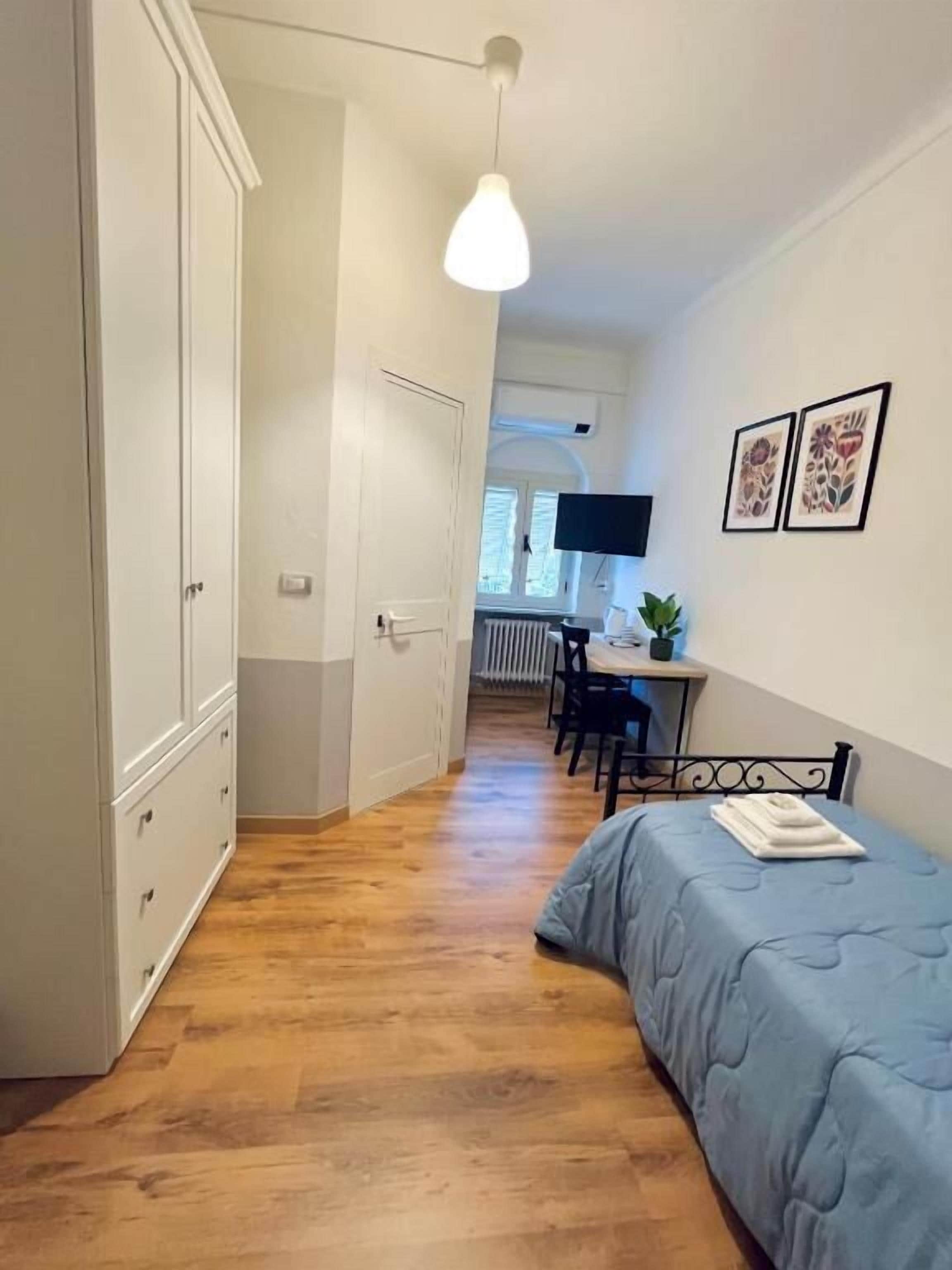 Habitación individual | Escritorio, wifi gratis, ropa de cama