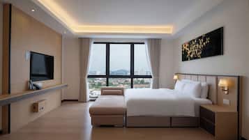 Blackout curtains, iron/ironing board, free WiFi, bed sheets